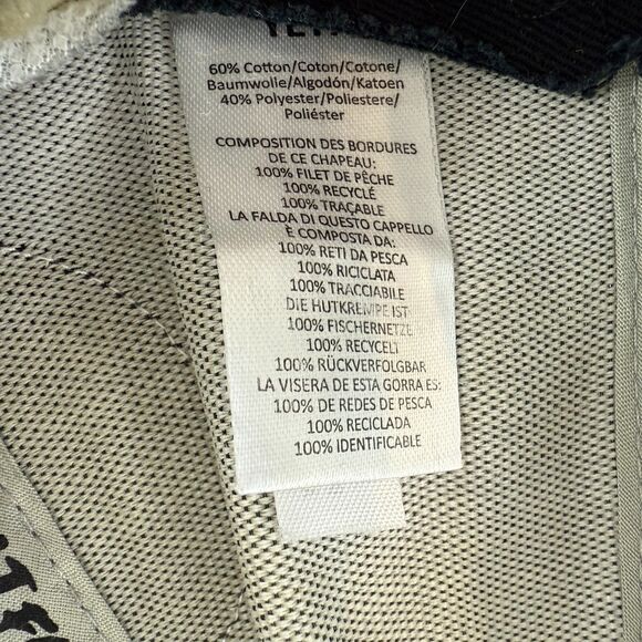 YETI Mountain Badge Trucker Snapback Hat Black Gray - Picture 10 of 11